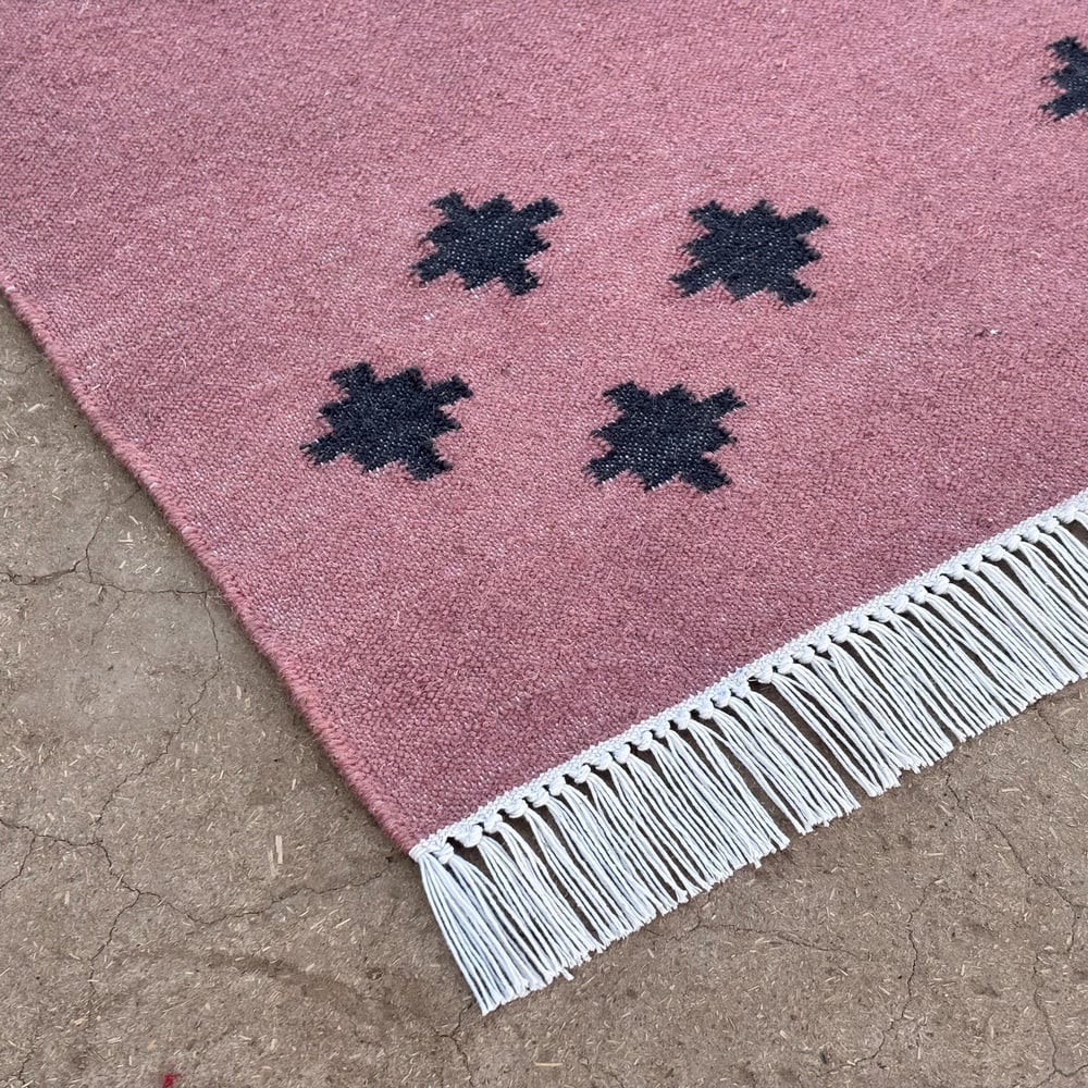 Handmade Multicolor Wool Dhurrie Vintage For Home